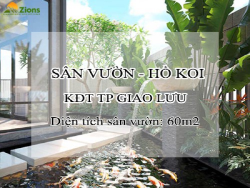 Thiết Kế Thi Công Sân Vườn Biệt Thự Tại Quận Bắc Từ Liêm