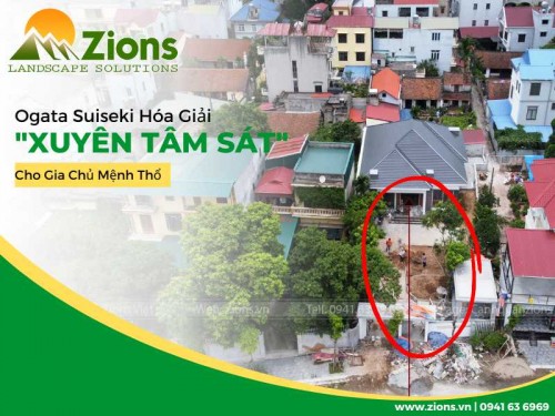 Ogata Suiseki Hóa Giải “Xuyên Tâm Sát” Cho Gia Chủ Mệnh Thổ