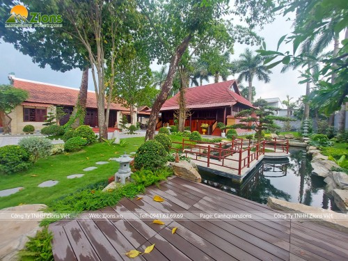 THIẾT KẾ THI CÔNG SÂN VƯỜN HỒ KOI CỦ CHI - TP HỒ CHÍ MINH
