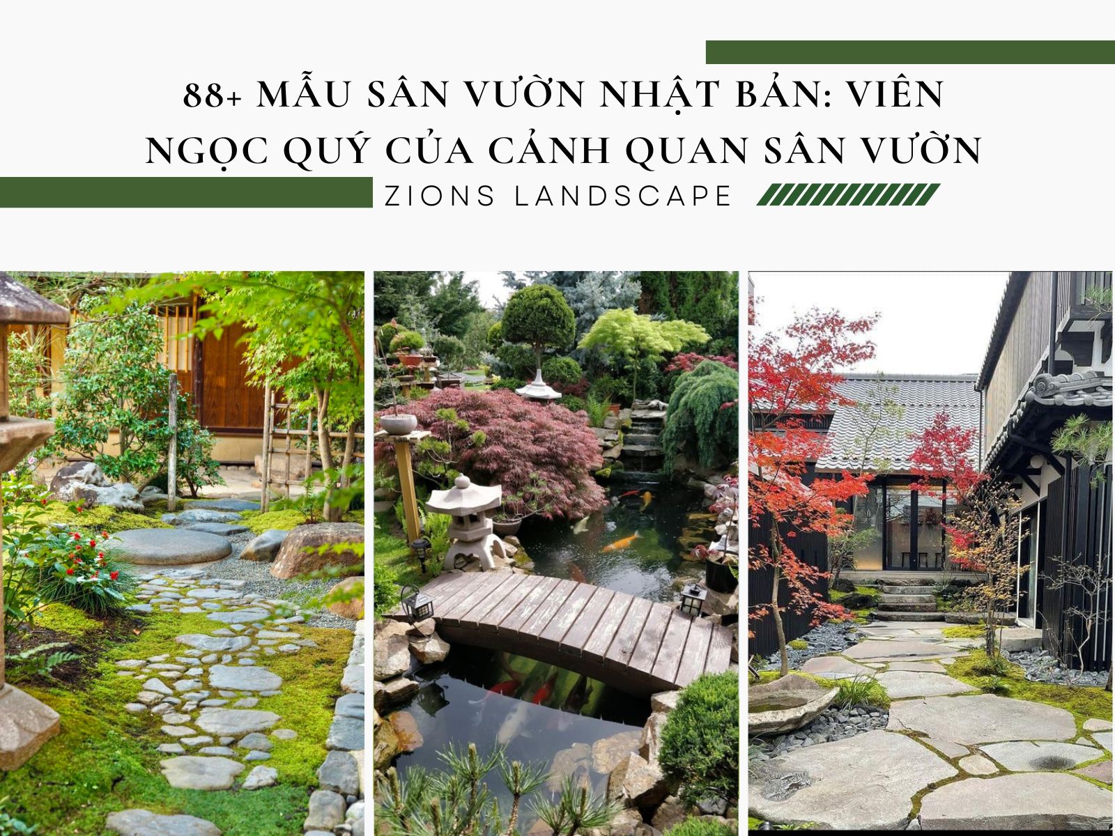 88 Mẫu Sân Vườn Nhật Bản: Viên Ngọc Quý Trong Ngành Cảnh Quan Sân Vườn