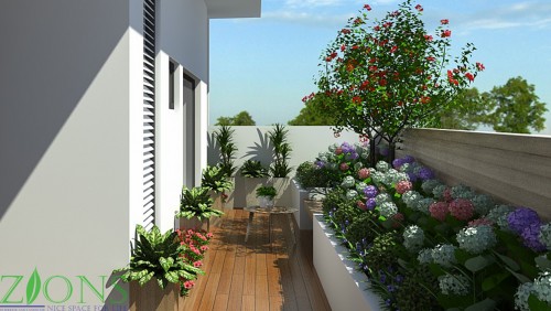 Dự Án Sân Vườn Tại Ban Công Vincom Nguyễn Chí Thanh