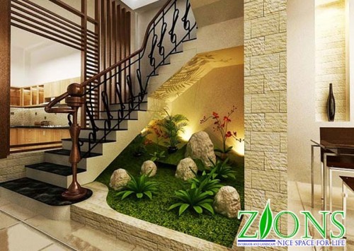 Lưu Ý Để Có Được Tiểu Cảnh Cầu Thang Đẹp