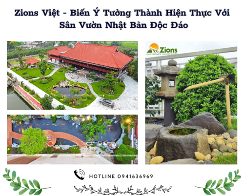 Zions Việt - Biến Ý Tưởng Thành Hiện Thực Với Sân Vườn Nhật Bản Độc Đáo
