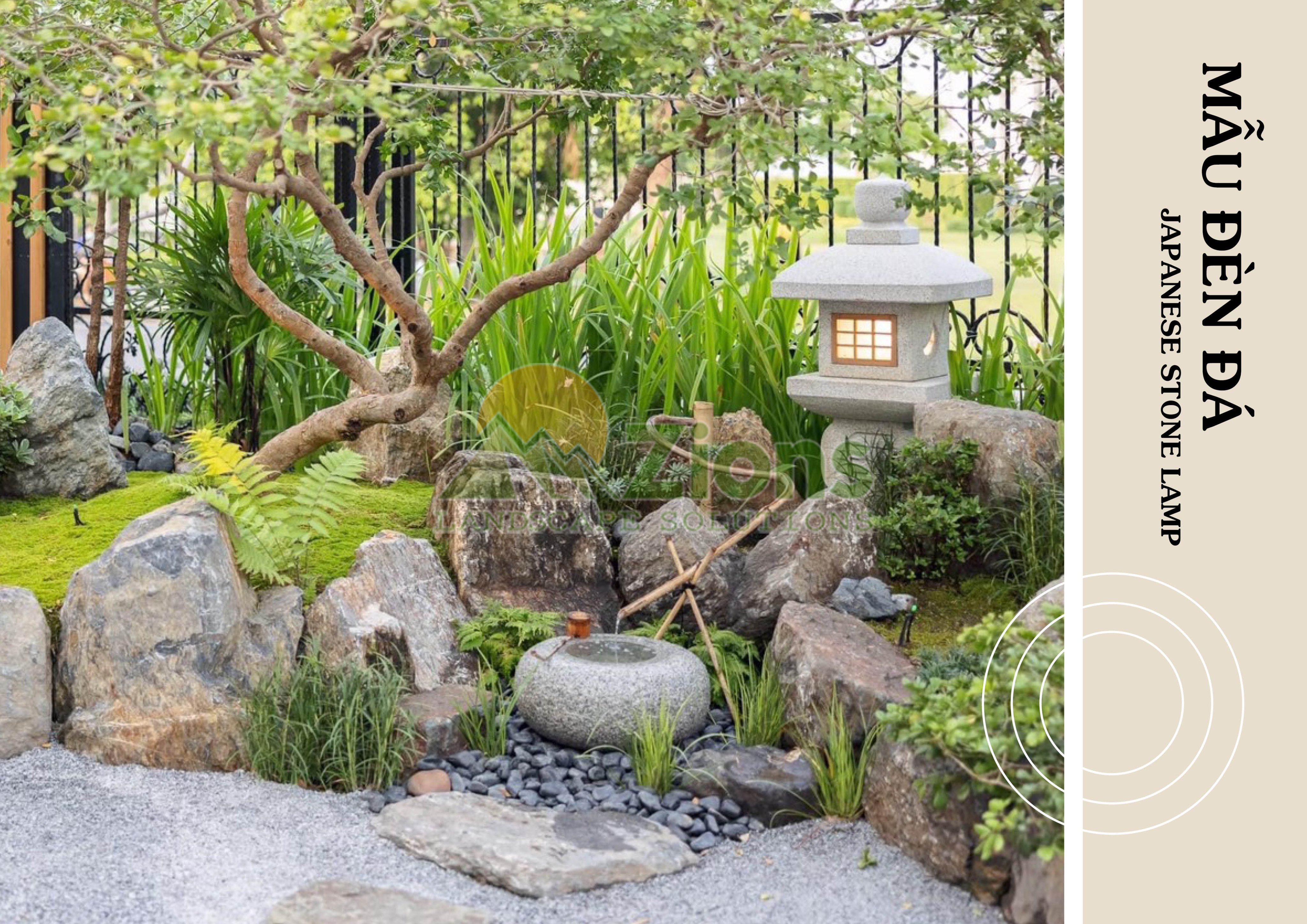 Tại sao đèn đá Nhật Bản lại được ưa chuộng cho không gian sân vườn?