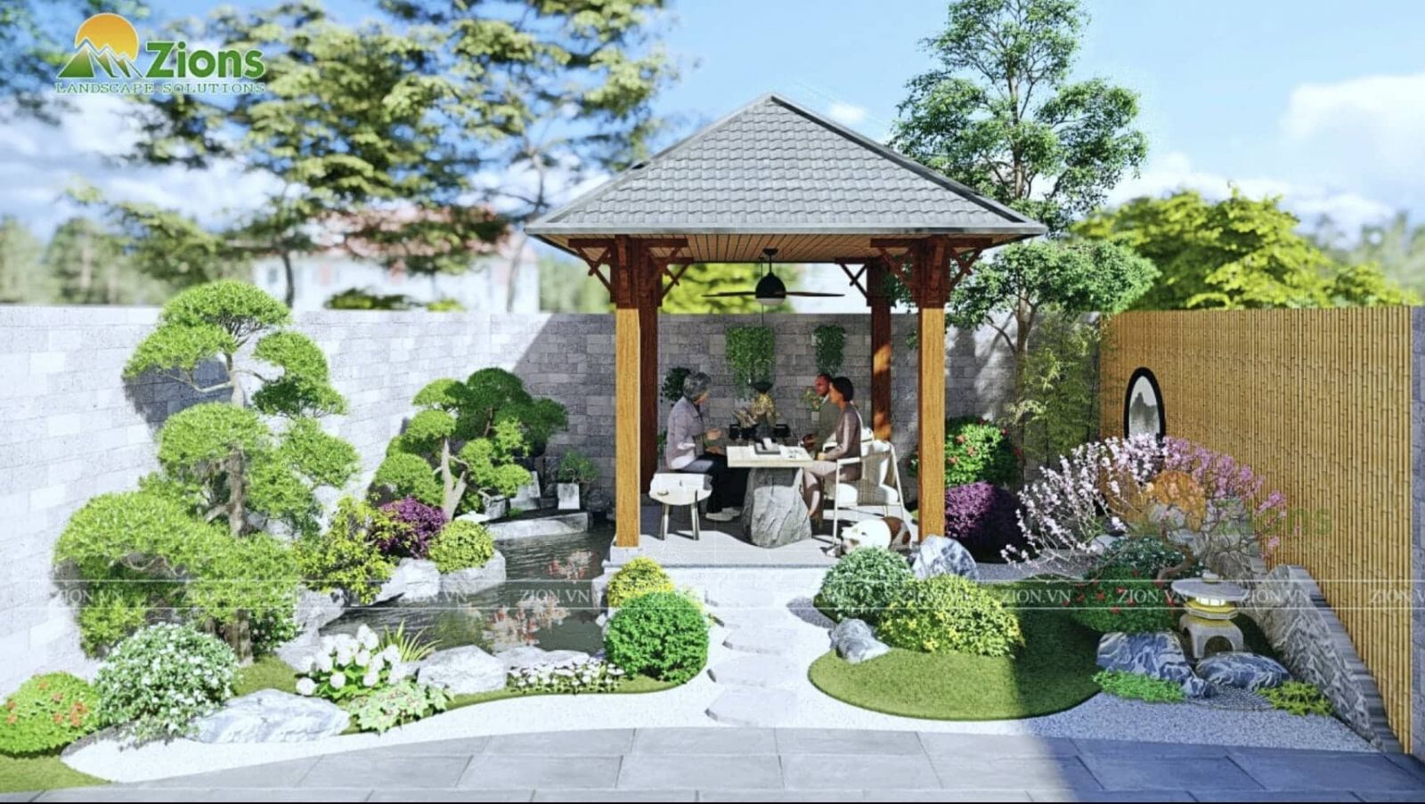 Thiết kế không gian kết nối gia đình - Nơi hội tụ tình thân trong sân vườn