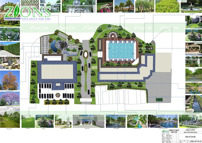 thiết kế cảnh quan sân vườn khách sạn habana