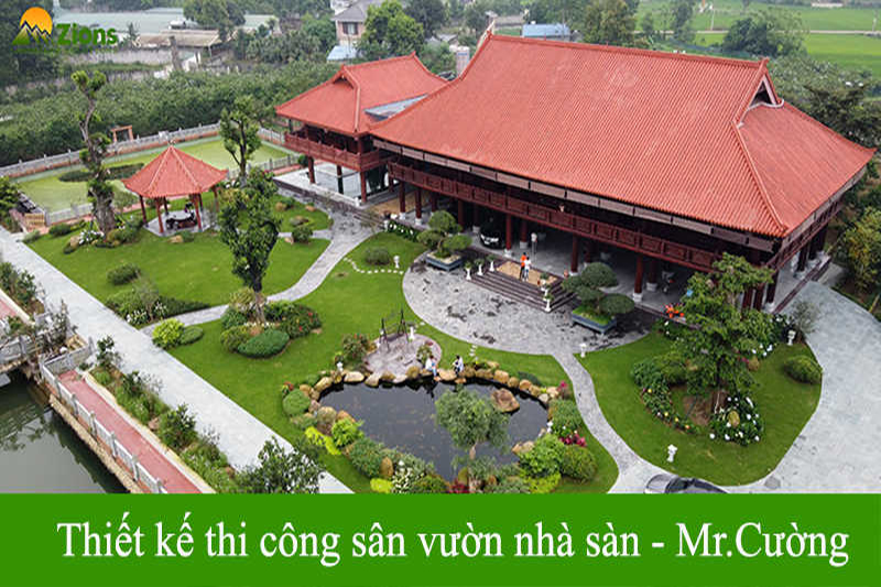 Thiết kế thi công sân vườn Thái Nguyên