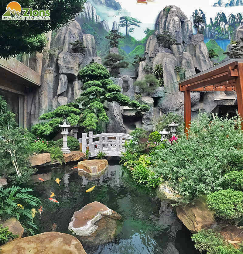 Sân vườn phong cách Trung Quốc tại Hải Phòng - Zions