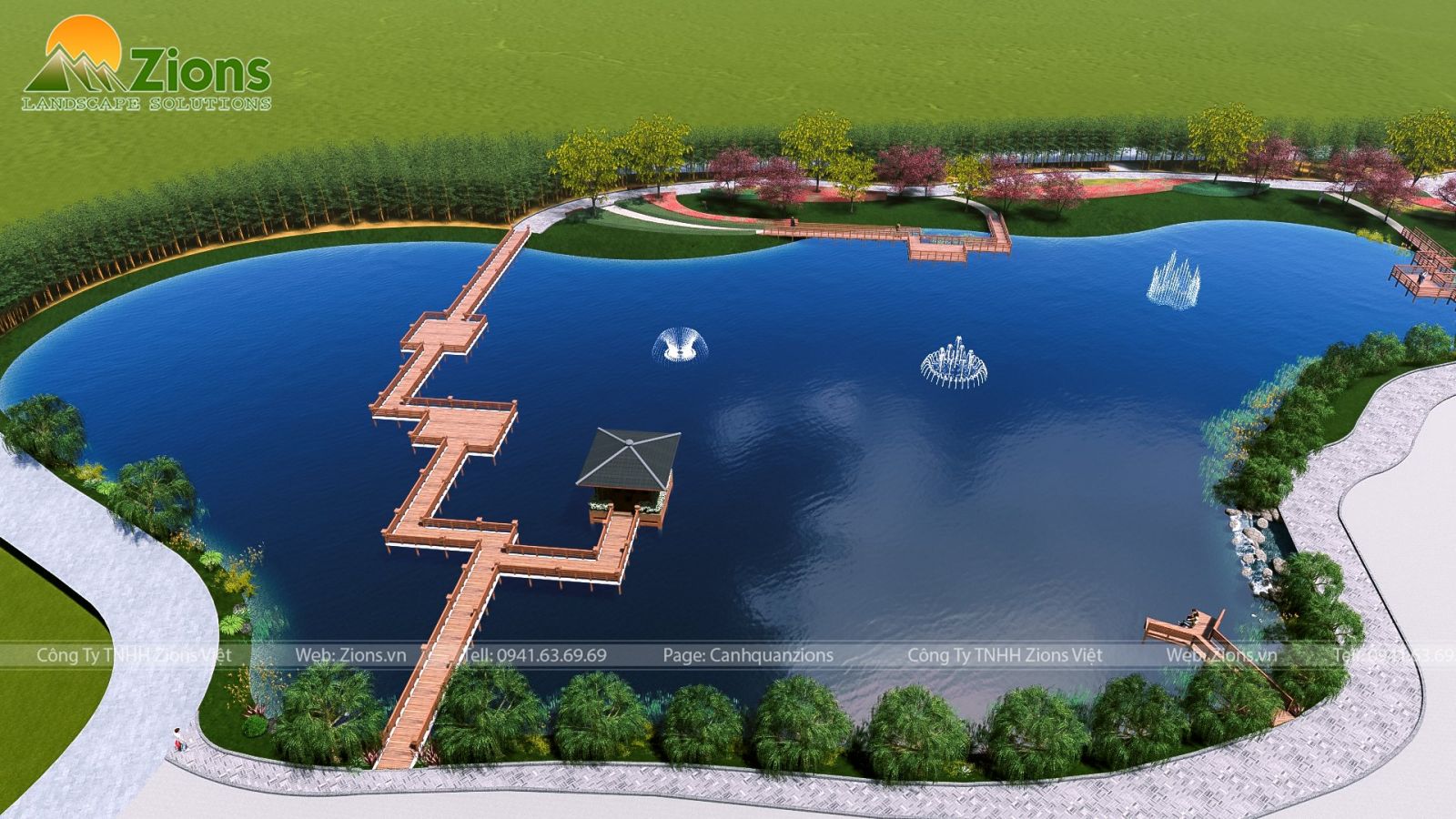 Khu vực Thuỷ - thiết kế công viên