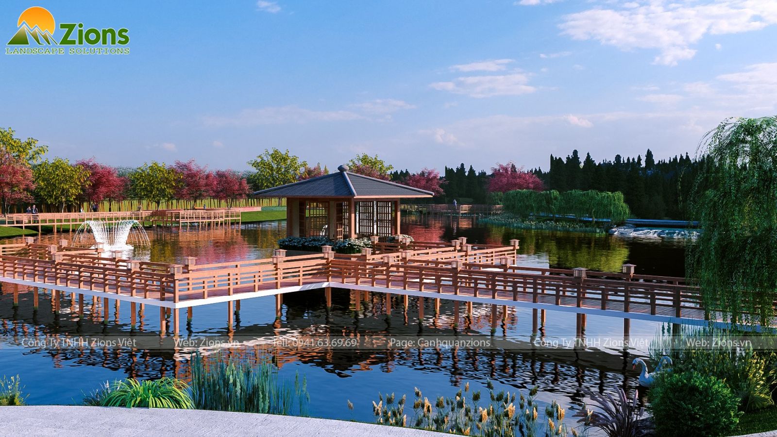 Khu vực Thuỷ - thiết kế công viên