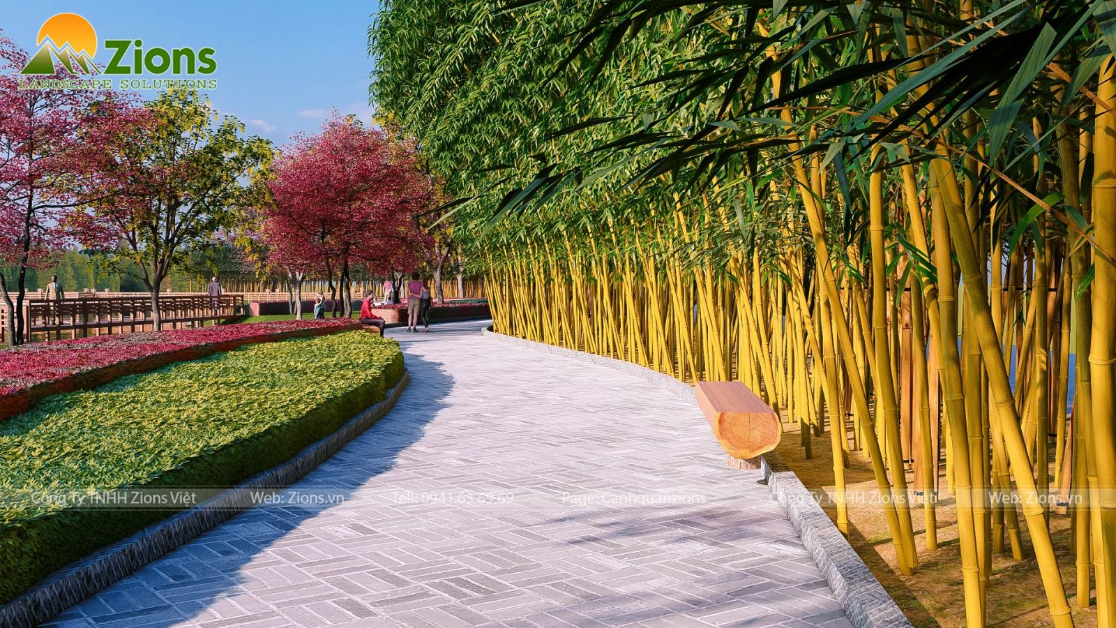 Khu vực Kim - Cảnh quan công viên