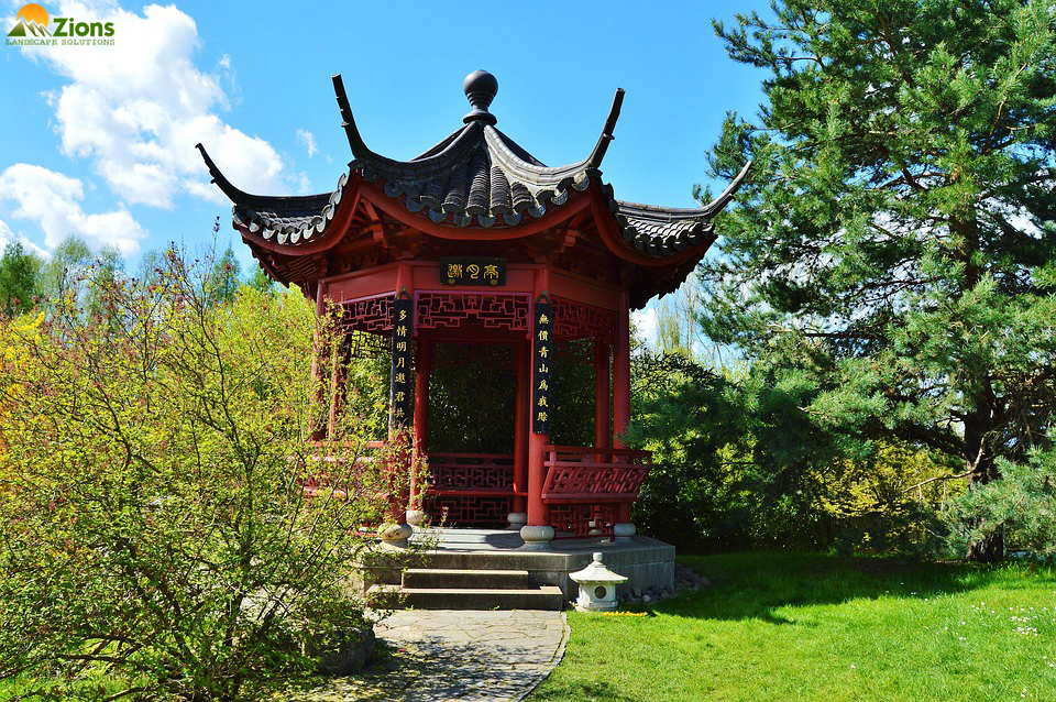 Nét đặc trưng trong sân vườn Trung Quốc