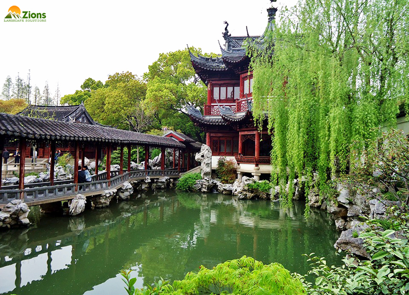 phong cách sân vườn Trung Quốc