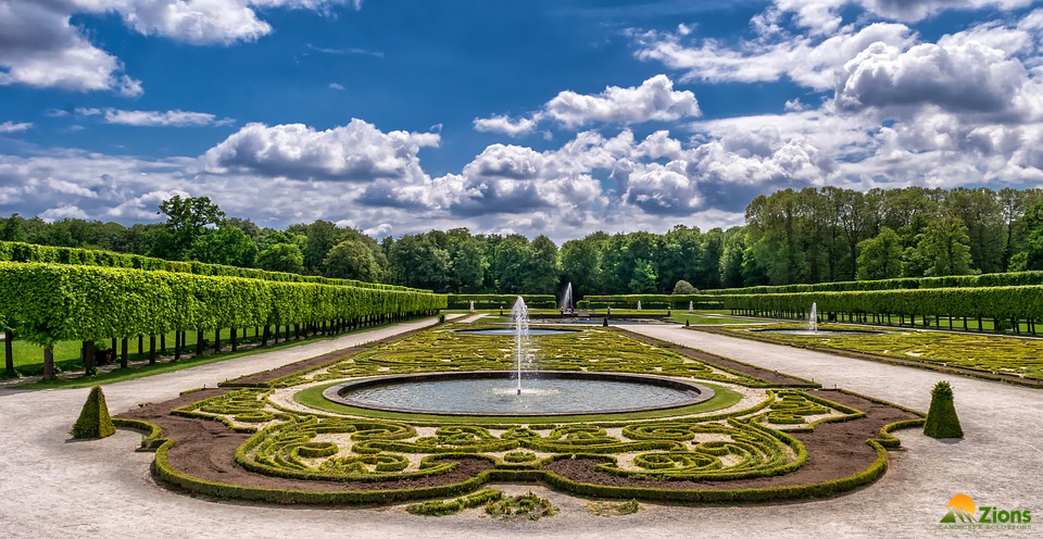 Sân vườn biệt thự phong cách Châu Âu đẹp