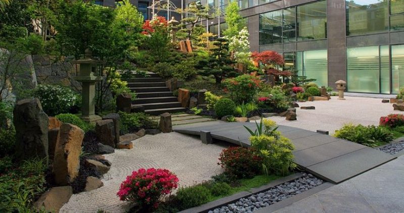 Thiết kế sân vườn Nhật