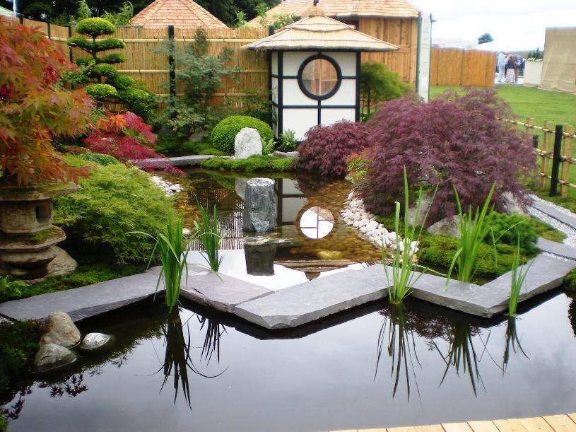 Thiết kế sân vườn phong cách Nhật 