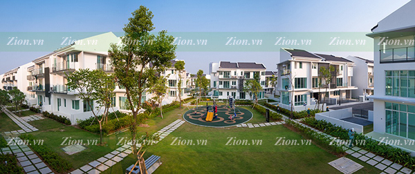 thiết kế sân vườn biệt thự đô thị parkcity Hà Đông