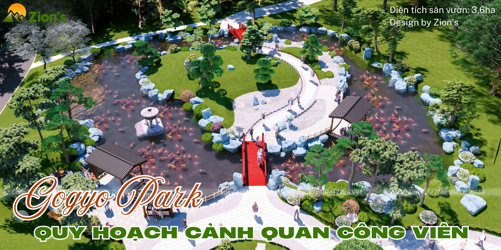 Quy hoạch thiết kế công viên Gogyo Park – Công viên Ngũ hành