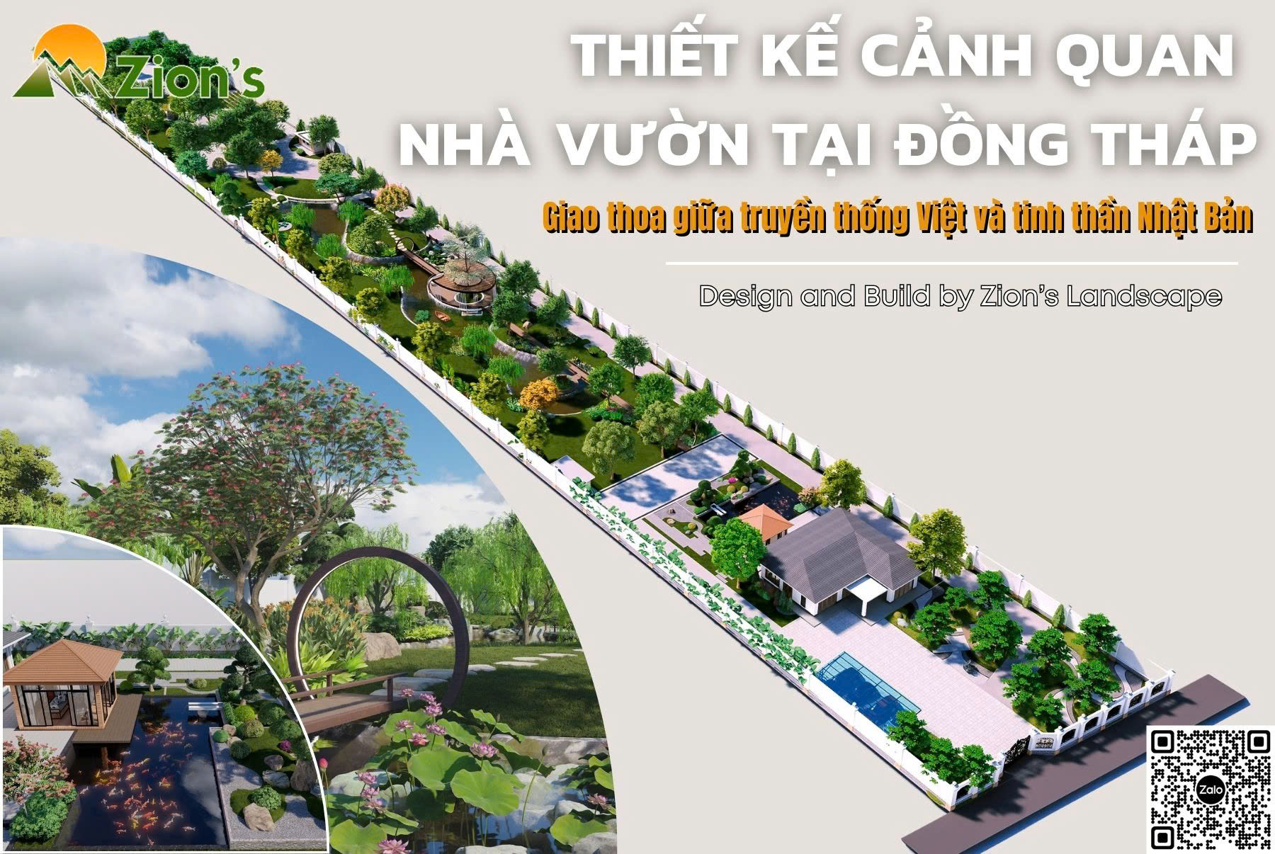 Thiết kế cảnh quan nhà vườn 9000m2 tại Đồng Tháp