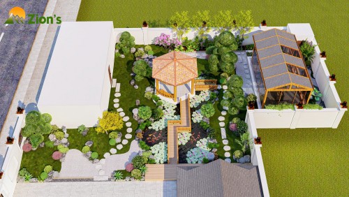 50 mẫu thiết kế sân vườn được yêu thích nhất năm 2024 | Design by Zions