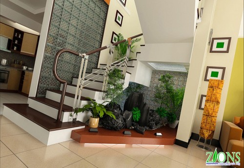 Hướng Dẫn Trang Trí Tiểu Cảnh Cầu Thang Hợp Phong Thuỷ 