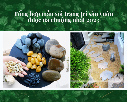 Tổng Hợp Mẫu Sỏi Trang Trí Sân Vườn Được Ưa Chuộng Nhất 2023