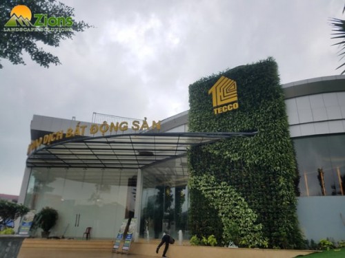 Thi Công Tường Cây Tecco Thái Nguyên Trên 50m2