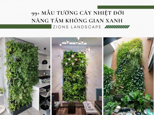  99 Mẫu Tường Cây Nhiệt Đới - Nâng Tầm Không Gian Xanh 