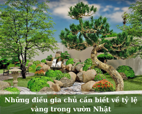 Những điều gia chủ cần biết về tỷ lệ vàng trong vườn Nhật